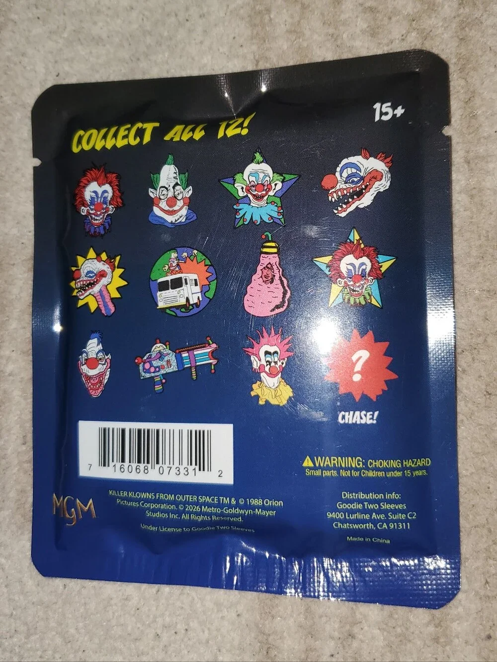 NIB Killer Klowns From Outer Space Enamel Pins Blind Pack